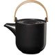ASA Selection coppa kuro Teekanne mit Holzgriff, 1 l ASA Selection coppa kuro Teekanne mit Holzgriff, 1 l
