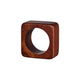 ASA Selection wood 2er Set Serviettenringe, quadrat. glatt ASA Selection wood 2er Set Serviettenringe, quadrat. glatt