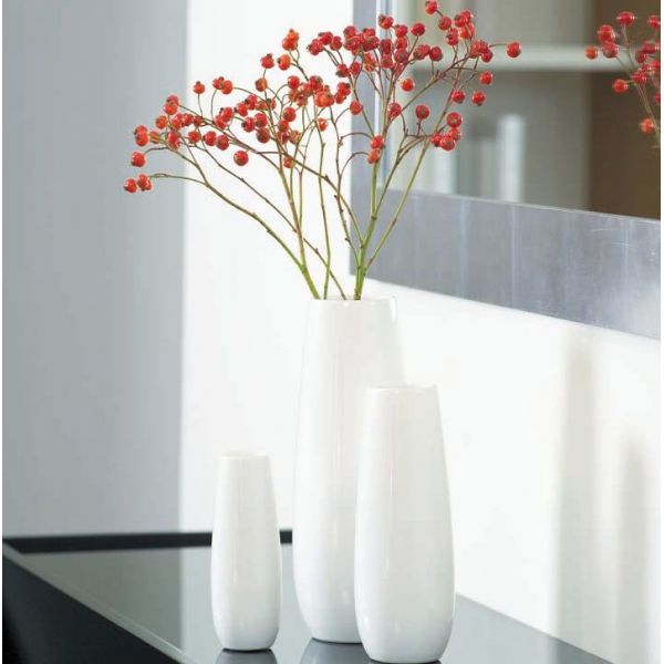 ASA Selection "ease" Vase 18 cm weiß