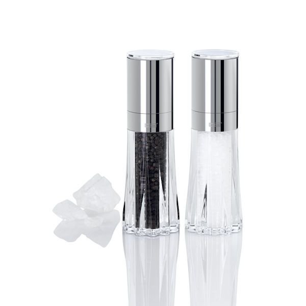 Adhoc Pfeffer- oder Salzmühle CRYSTAL klar