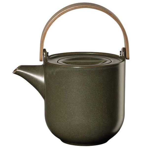 ASA Selection "coppa nori" Teekanne mit Holzgriff, 1 l