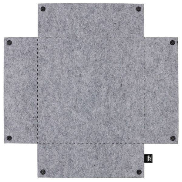 ASA Selection "table tops artfilz" Brotkorb aus Filz, iron/ash