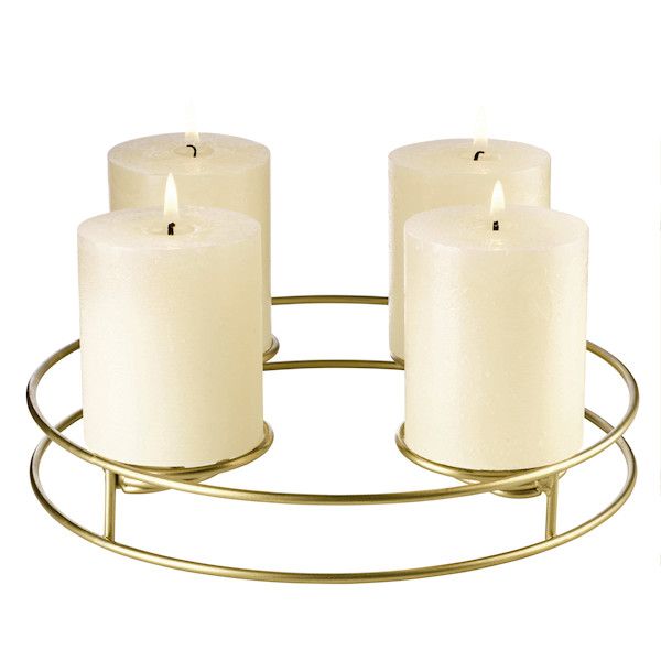 ASA Selection "xmas" Kerzenständer rund, multifunktional gold
