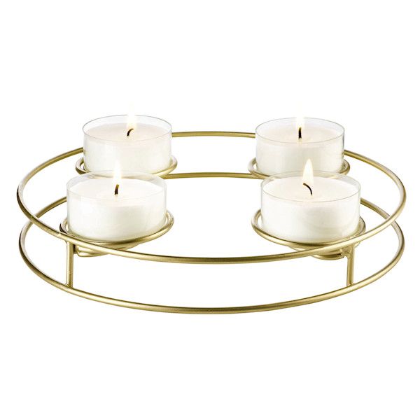 ASA Selection "xmas" Kerzenständer rund, multifunktional gold