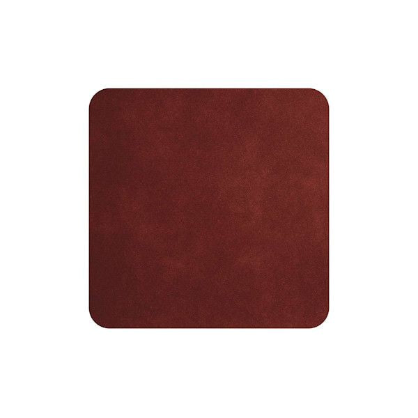 ASA Selection table tops 4er Set Untersetzer soft leather red earth