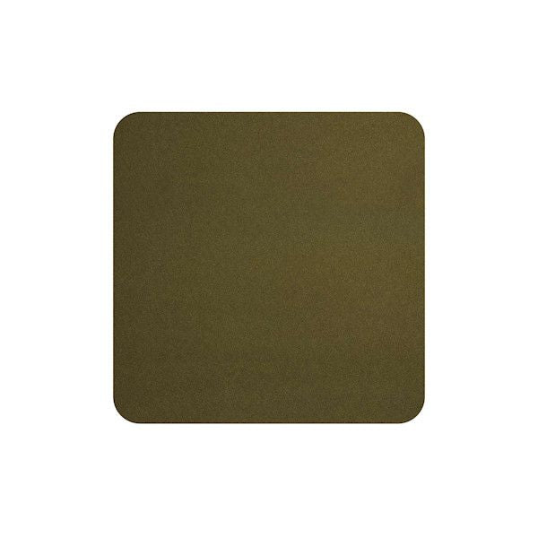 ASA Selection "table tops" 4er Set Untersetzer soft leather khaki