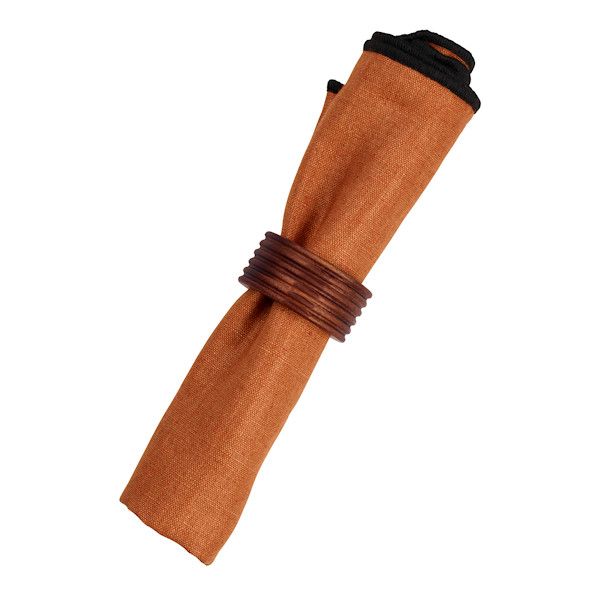 ASA Selection "wood" 2er Set Serviettenringe, rund, gerillt