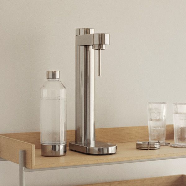 stelton Brus Wassersprudler Edelstahl