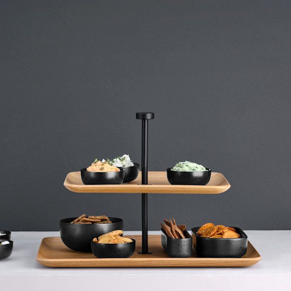 ASA Selection "wood" Etagere 2-stufig, rechteckig