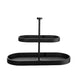 ASA Selection wood Etagere 2-stufig schwarz, oval