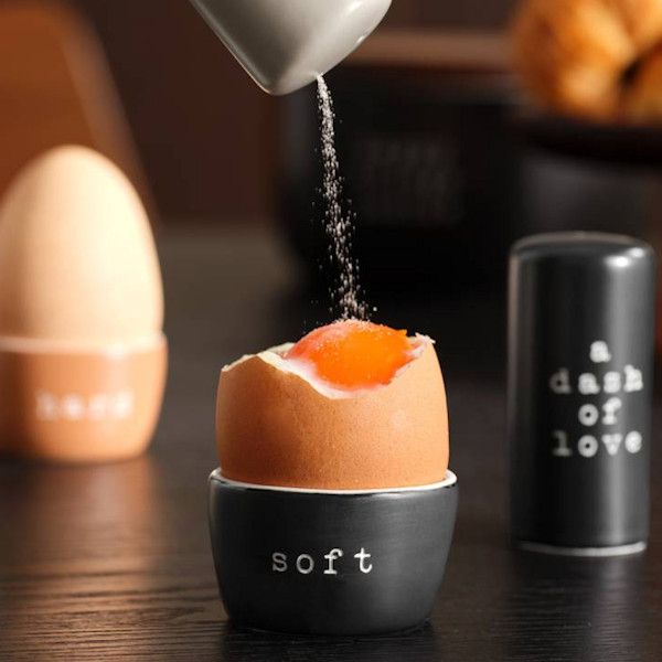 ASA Selection "hey!" Eierbecher "soft" schwarz