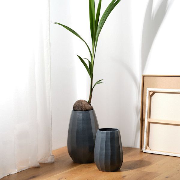 ASA Selection "cliff" Vase anthrazit 34 cm
