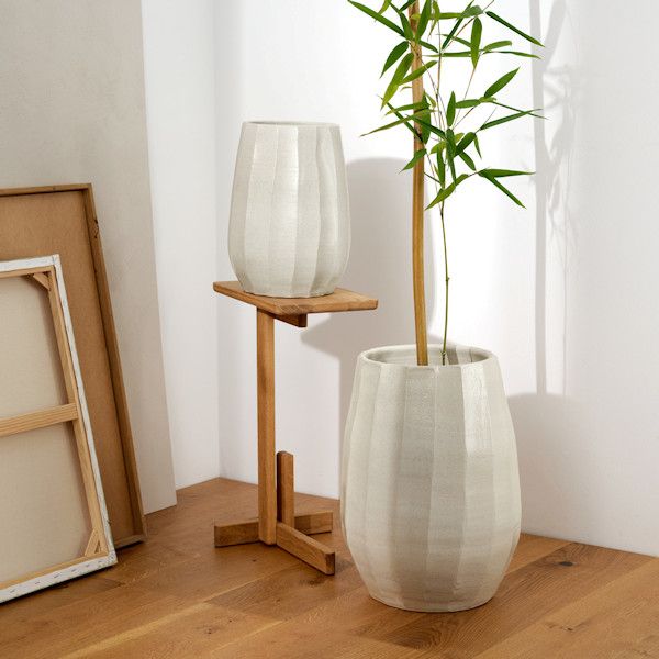 ASA Selection "cliff" Vase cream 45 cm