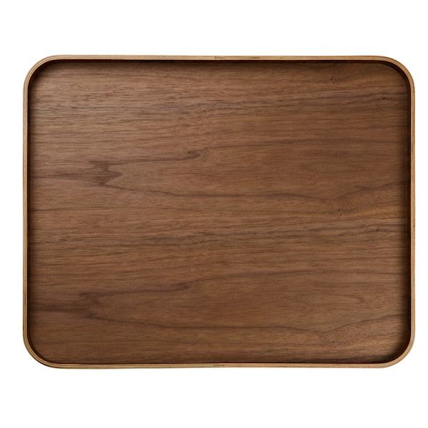 ASA Selection "wood" Tablett auf Fuß rechteckig