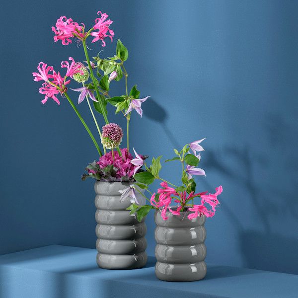 ASA Selection "loopy" Vase cool gray 16cm