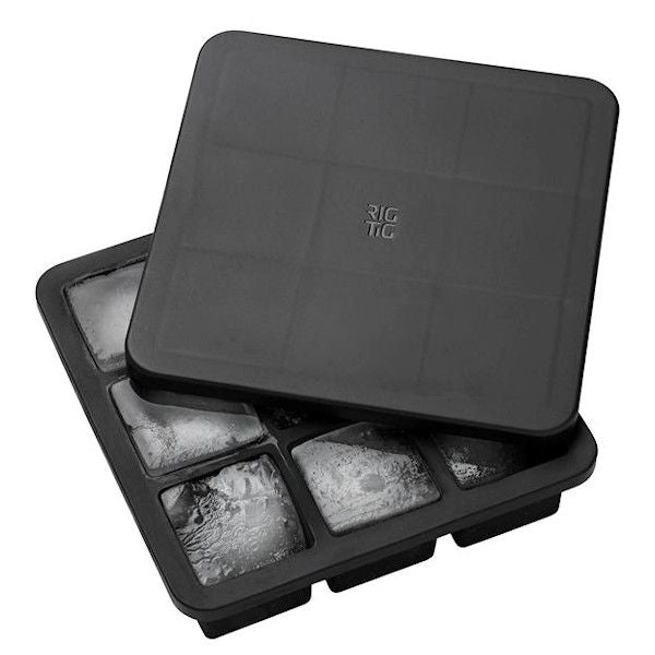 RIG-TIG FREEZE-IT Eiswürfelbox mit Deckel Höhe 5 cm schwarz