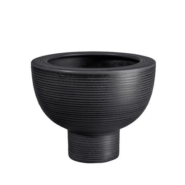 ASA Selection "midoro" Übertopf 20 cm black