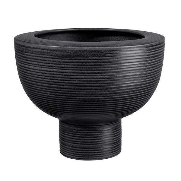 ASA Selection "midoro" Übertopf 24 cm black