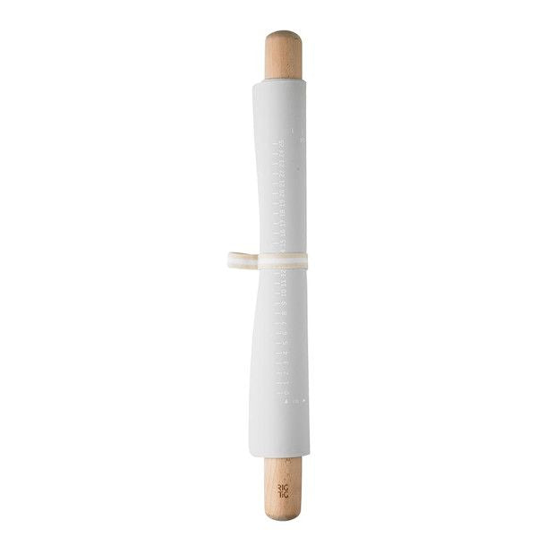 RIG-TIG BAKE-IT Teigroller und Backunterlage light grey