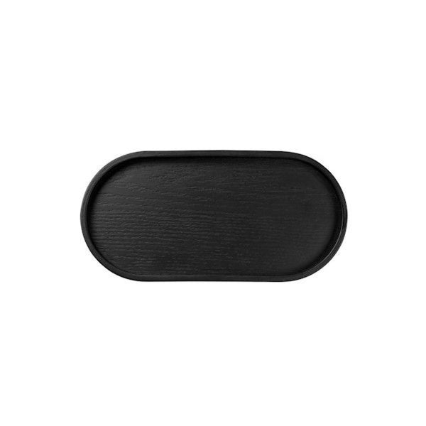 ASA Selection "wood" Holztablett Eiche oval schwarz 23 cm