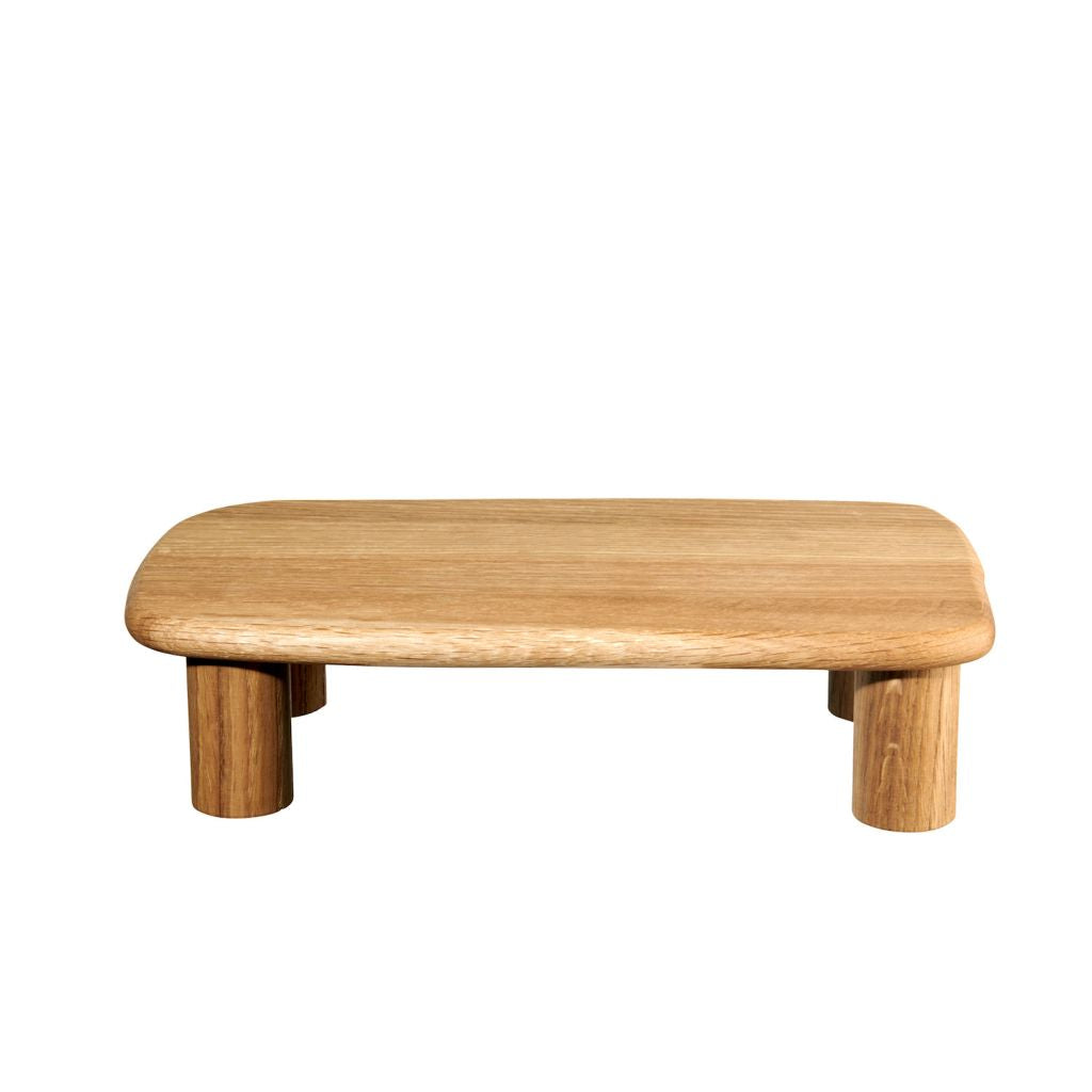 ASA Selection "wood" Tablett auf Füßen, 27,5 x 16 cm