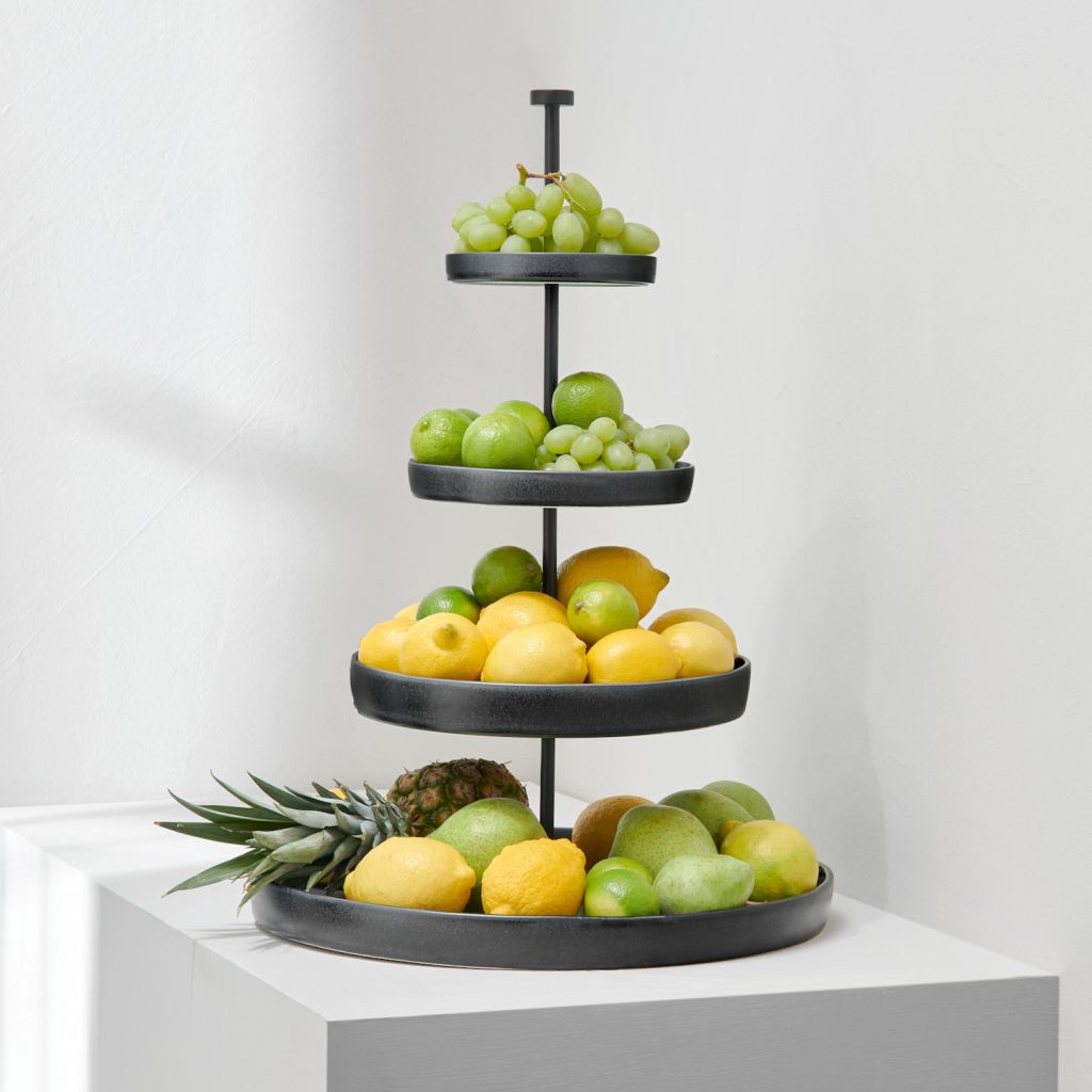 ASA Selection "grande" Etagere 4-stufig black iron
