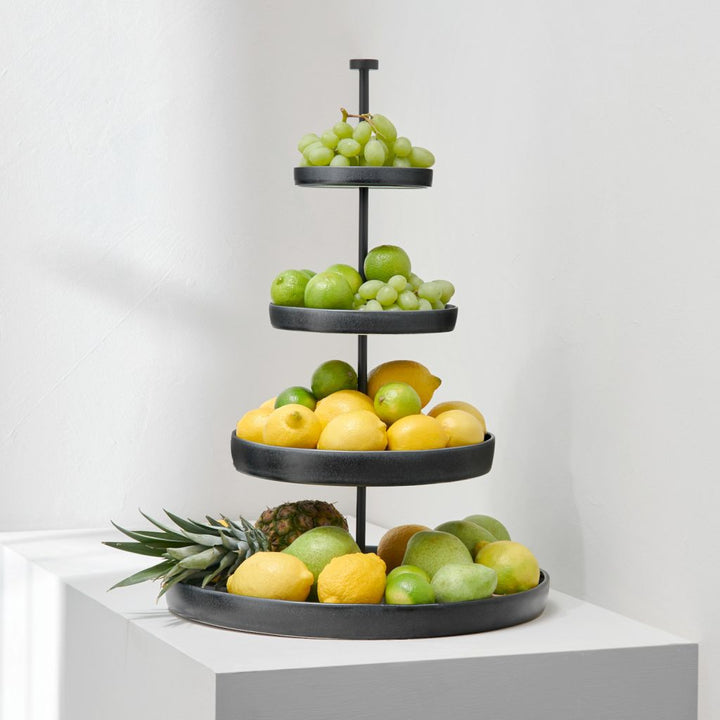 ASA Selection "grande" Etagere 4-stufig black iron