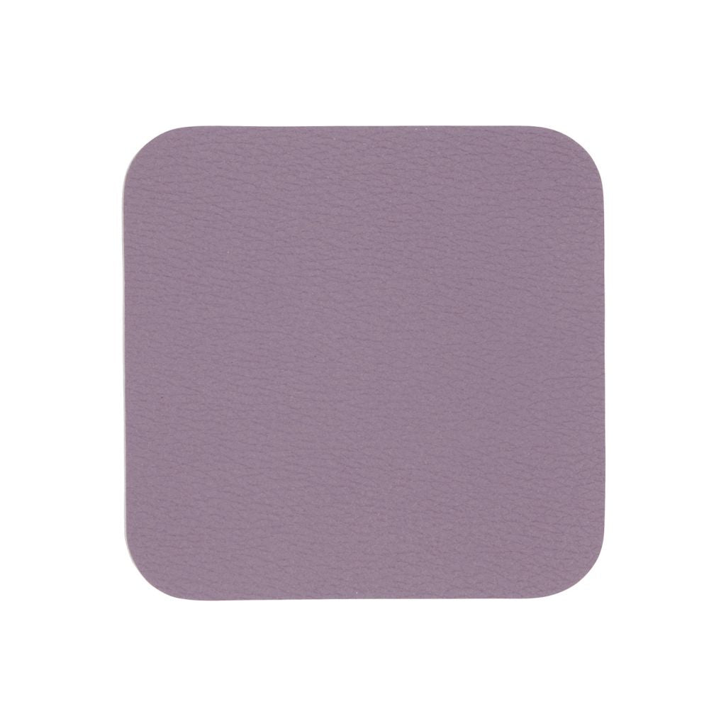 ASA Selection "table tops leder" Glasuntersetzer lavande 4er Set