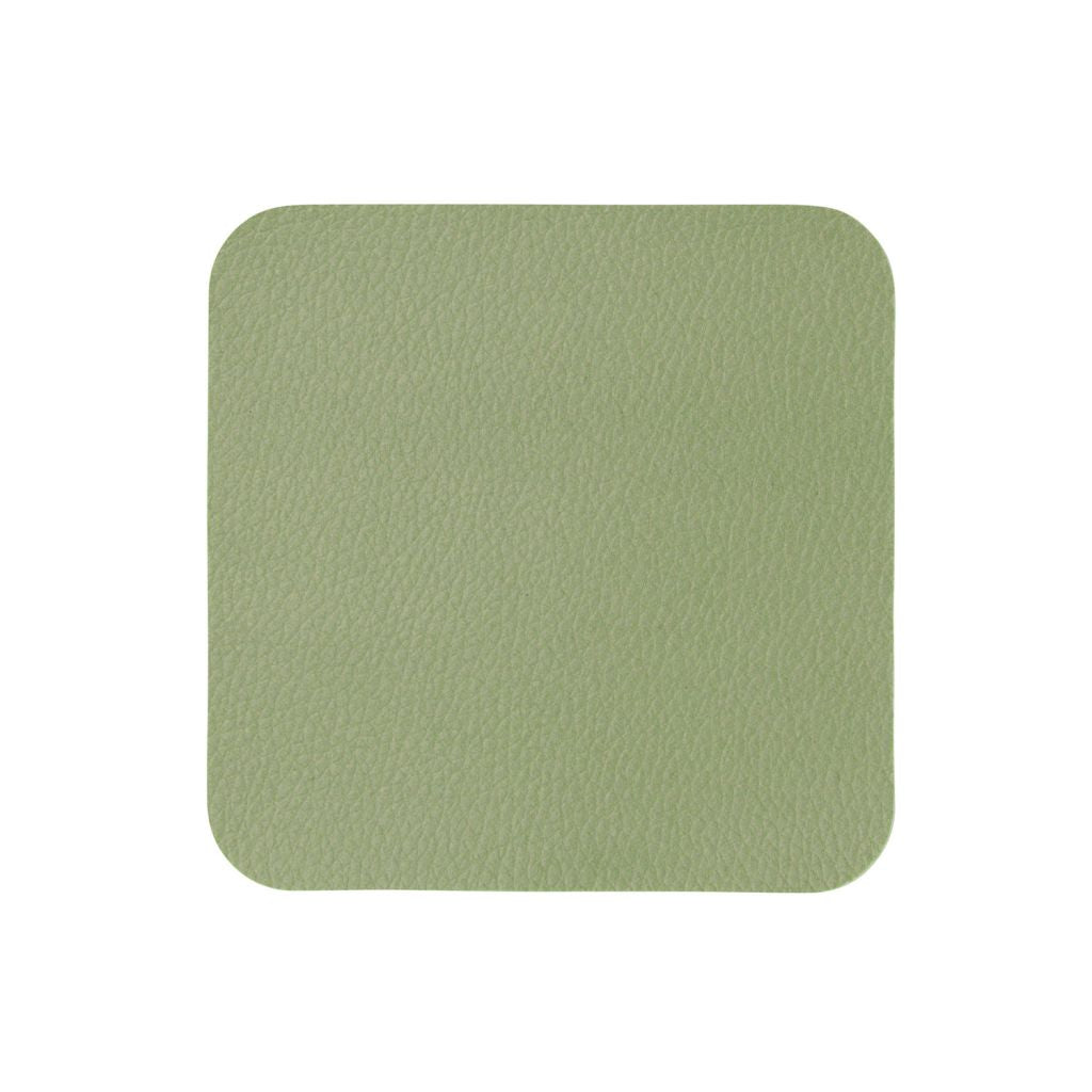 ASA Selection "table tops leder" Glasuntersetzer sage 4er Set