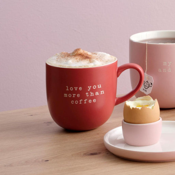 ASA Selection "hey!" Henkelbecher "love you more than coffee"