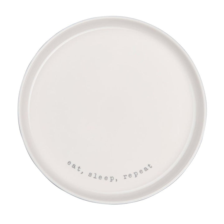 ASA Selection "hey!" Dessertteller "eat, sleep, repeat"
