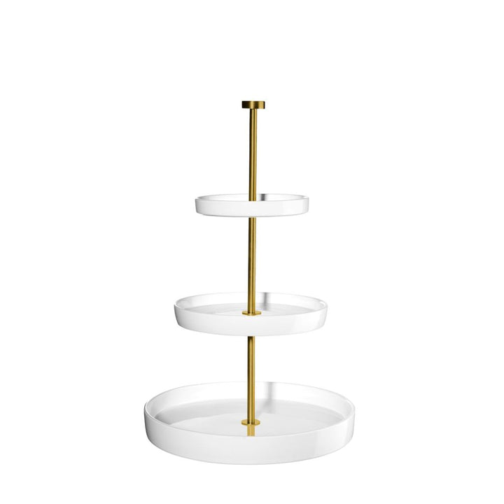 ASA Selection "grande" Etagere 3-stufig weiss gold